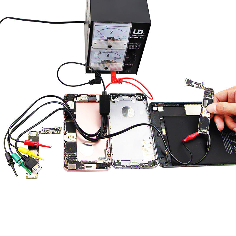 NT Power Test Cable DC Power Supply Current Test Phone Repair Tool Cable with USB  Output for iPhone Sony Samsung Etc