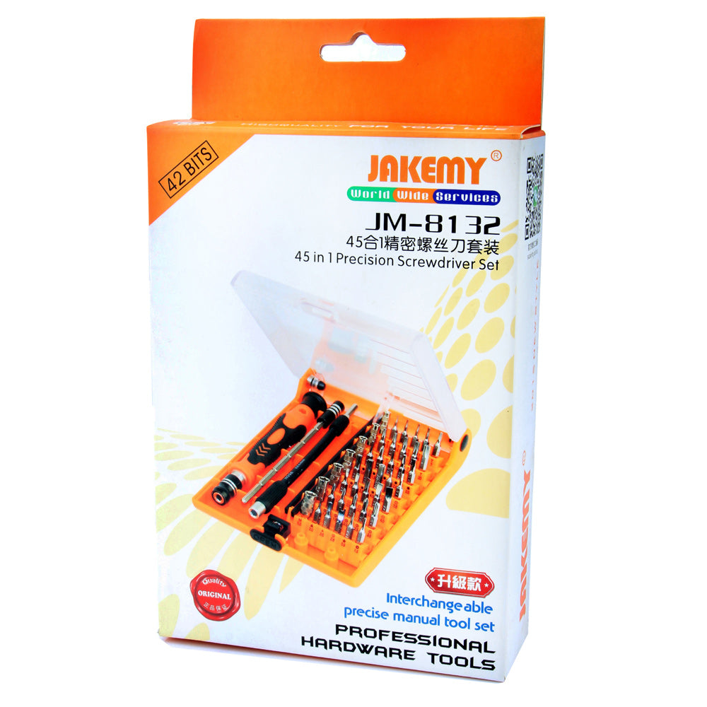 Jakemy JM-8132 45 in 1 Precision Handle Screwdrivers Repair Tools Set