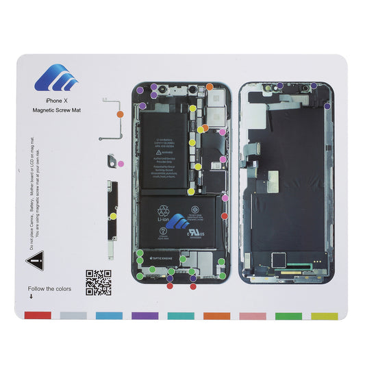 Magnetic Screw Keeper Mat Helping Repair Pad Tool for iPhone X