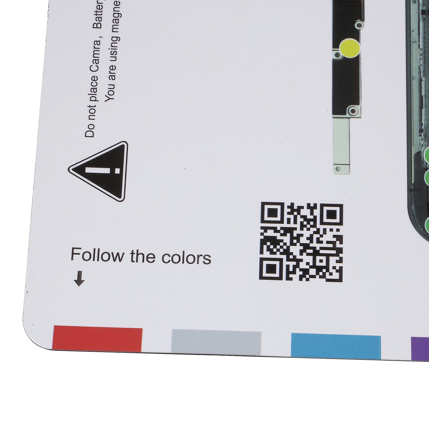 Magnetic Screw Keeper Mat Helping Repair Pad Tool for iPhone X