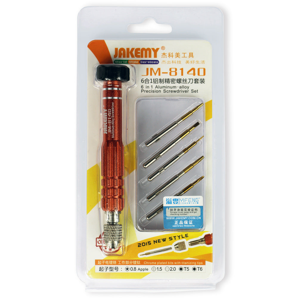 Jakemy JM-8140 6-in-1 Professional Disassembling Repair Opening Tools Set for Smartphone