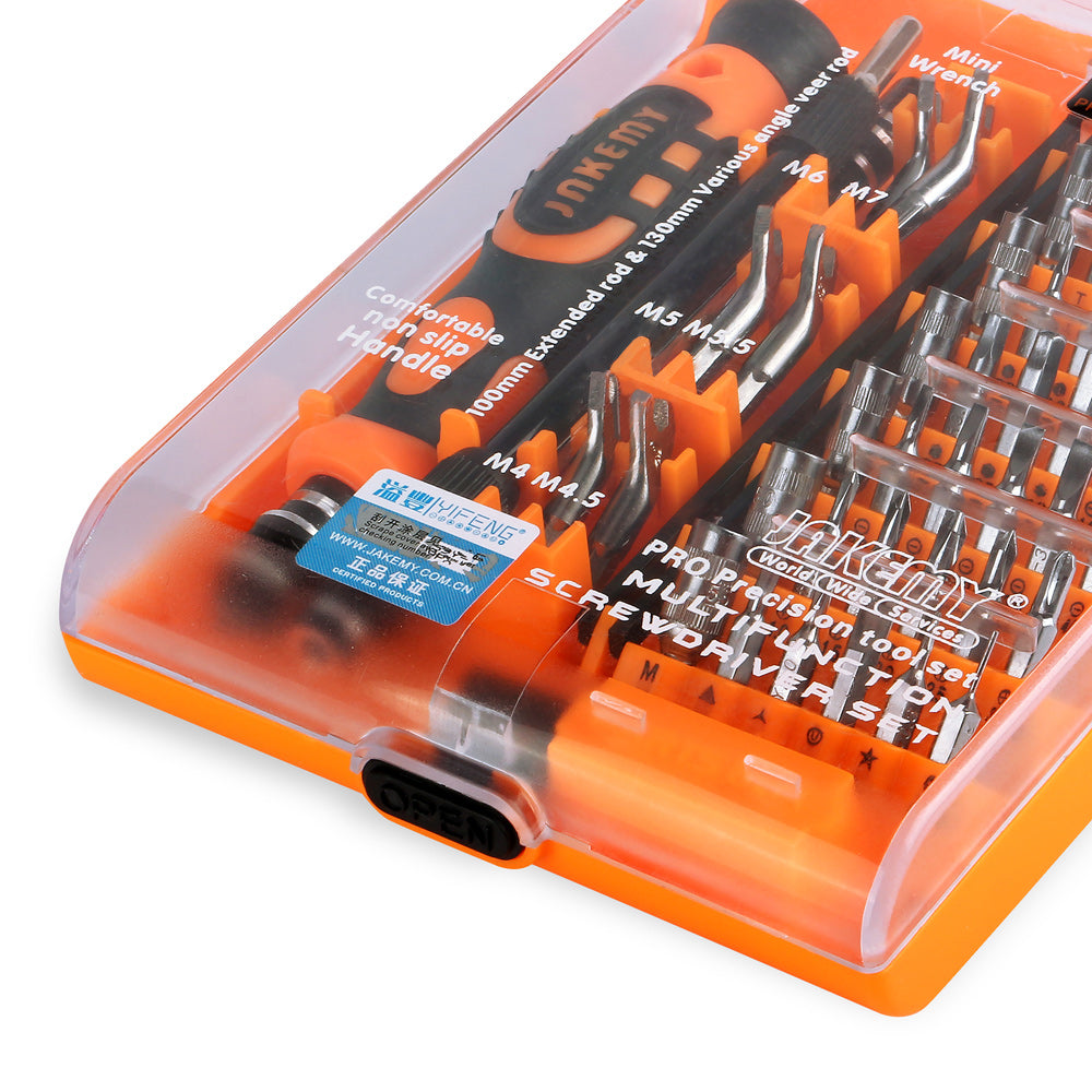 Jakemy JM-8150 52-in-1 Professional Precise Screwdriver Set Multi-functional Repair Tools Kit
