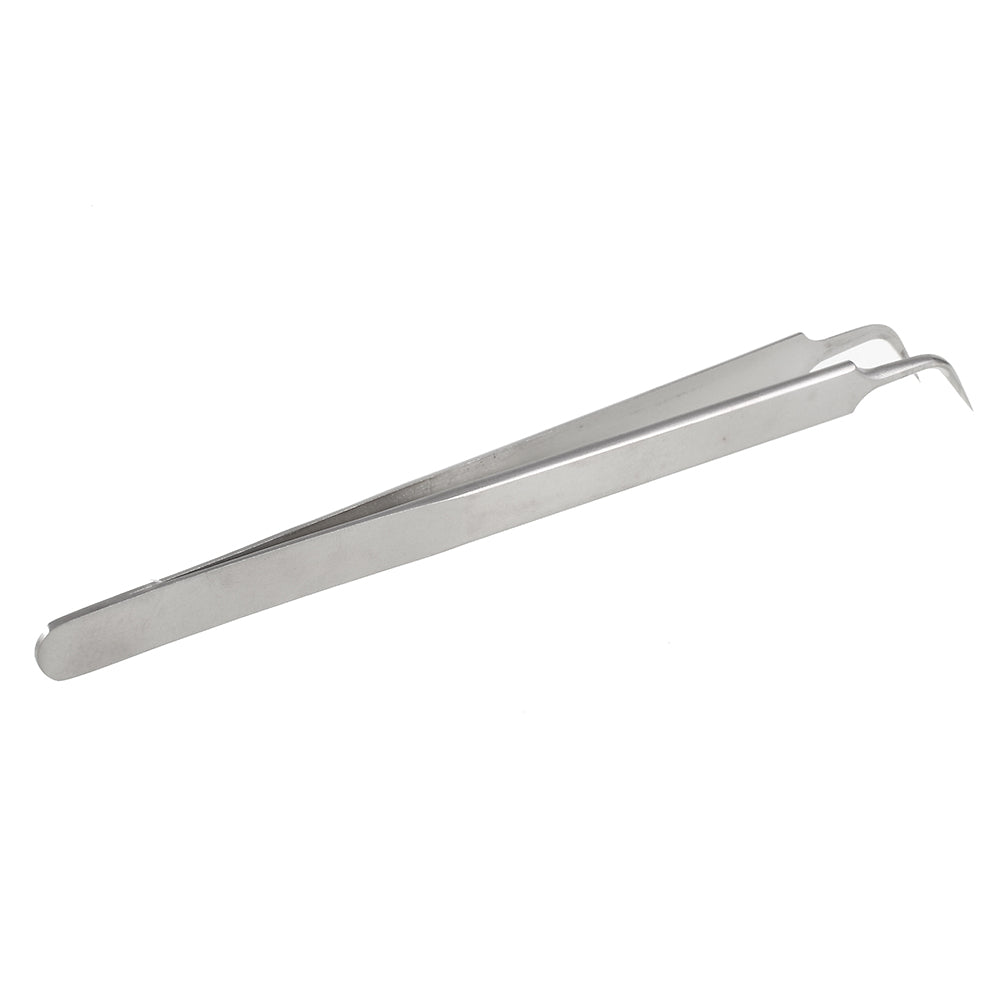 Aaa-14W Extra Long Curved Tip Metal Tweezer for Mobile Phone Mainboard Maintenance