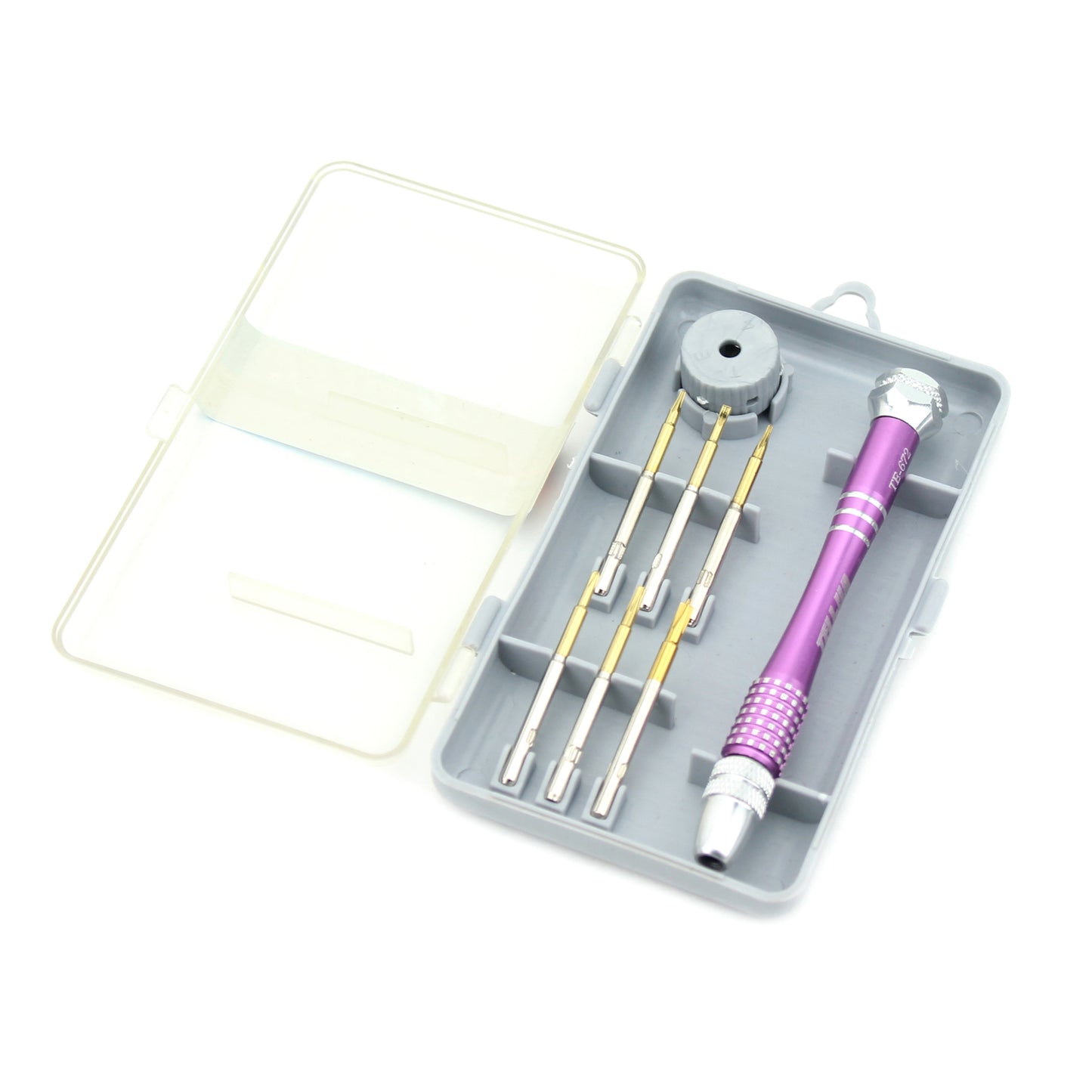 TE-672 8-in-1 Precision Handle Screwdrivers Repair Tools Set