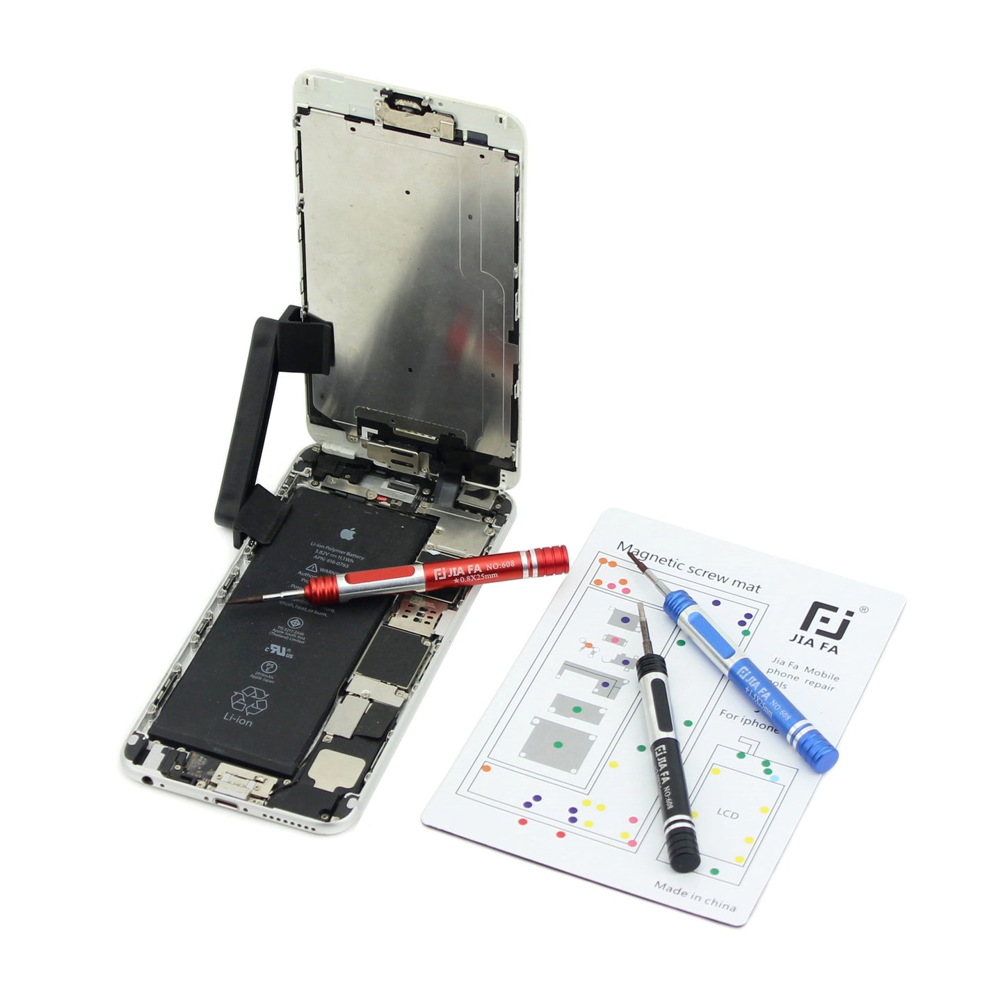 JF-870 Magnetic Screw Mat Mobile Phone Repair Tool for iPhone X