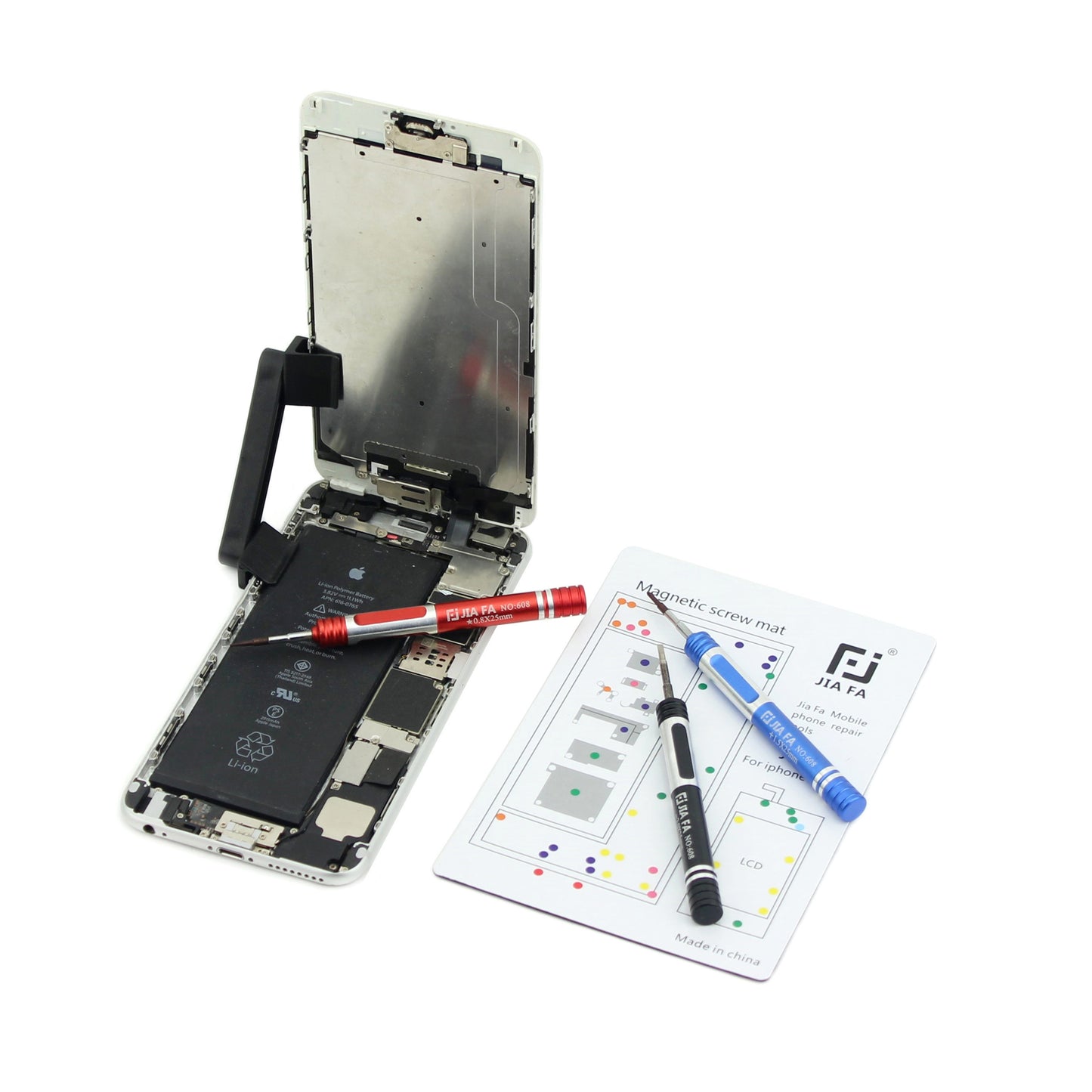 JF-870 Magnetic Screw Mat Mobile Phone Repair Tool for iPhone 8 4.7 inch