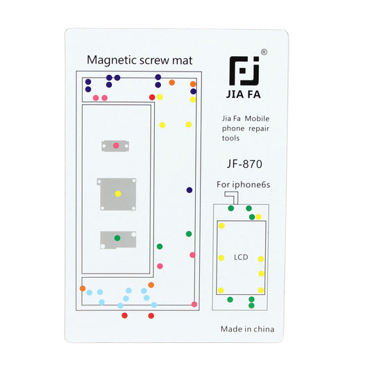 JF-870 Magnetic Screw Mat Phone Repair Tool for iPhone 6s 4.7-inch