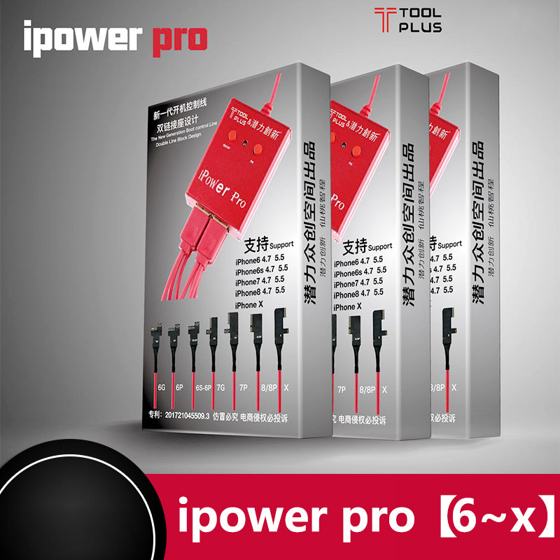 iPower Pro Power Control Test Cable Motherboard Repair Tool for iPhone X/8/8 Plus/7/7 Plus/6s/6s Plus/6/6 Plus