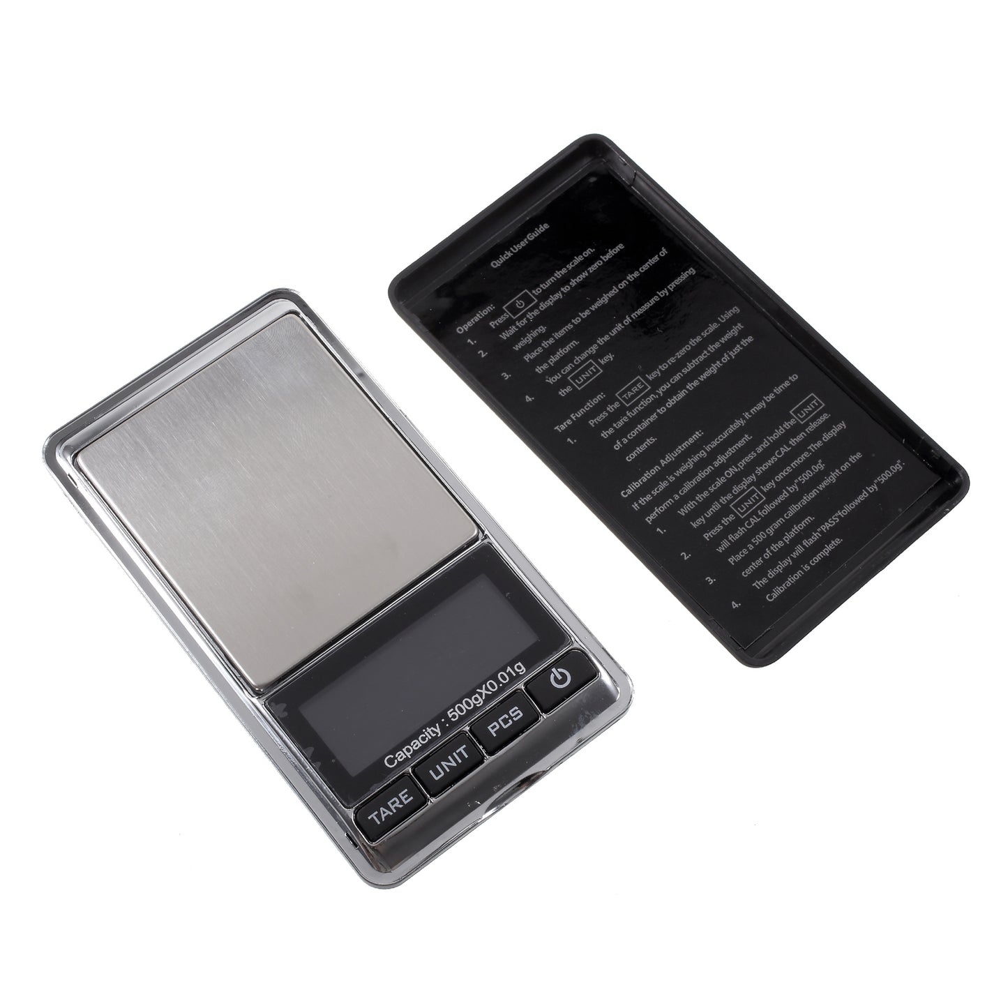 500g/0.01g Weigh Digital Pocket Scale with Back-lit LCD Display