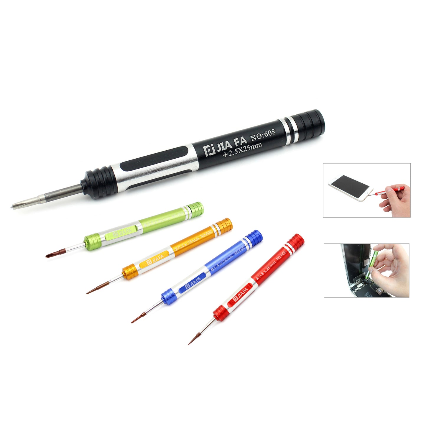 JF-8174 Professional 17-in-1 Screwdriver Set Opening Tool Kit for Mobile Phone Repair