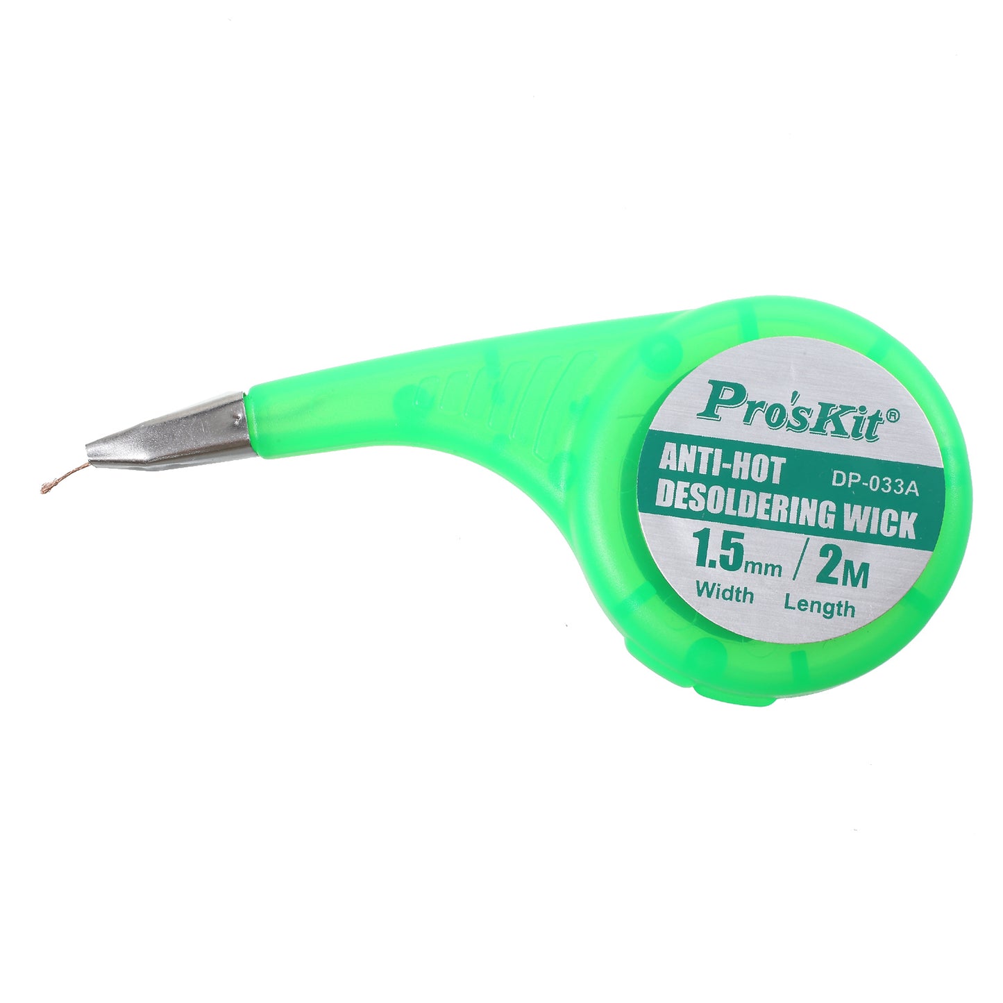 PRO&#39;SKIT DP-033A 2mmx1.5m Anti-hot Braided Desoldering Wire Soldering Wick