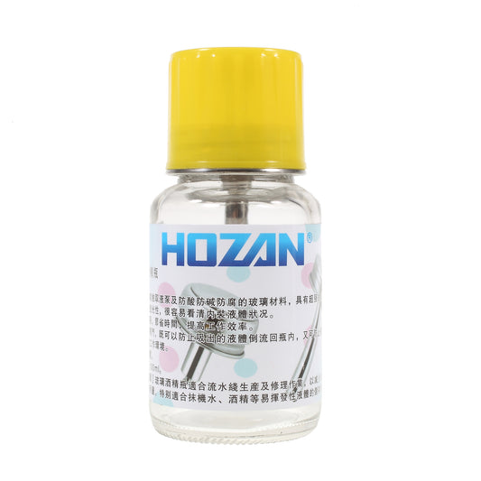 Cylindricality Shape Alcohol Dispenser Glass Conical Pump Bottle 100ml for Phone Repair Cleaner