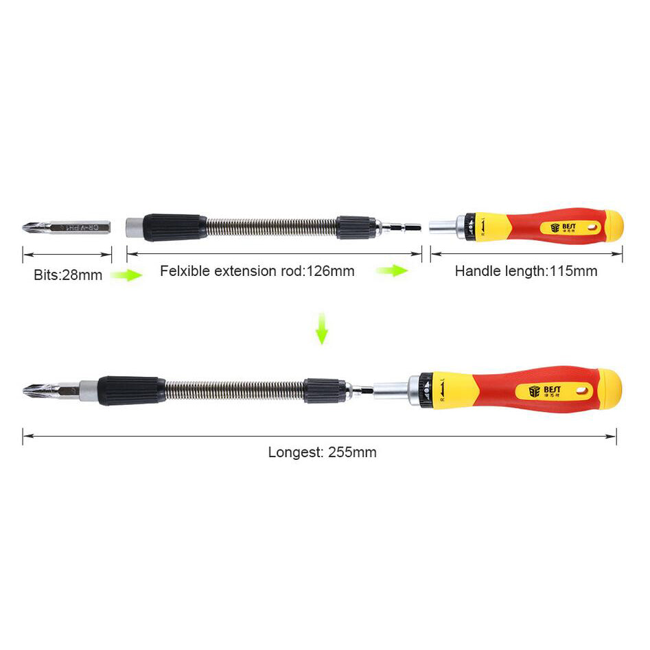 Uniqkart BST-2028B 62-in-1 Screwdriver Set Precise Screwdriver Tool Set