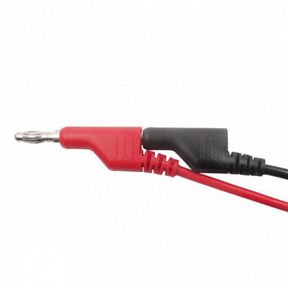 5Pcs/Set Double-Headed Alligator Clip Wire Test Line High-Voltage Silicone Leads 1m