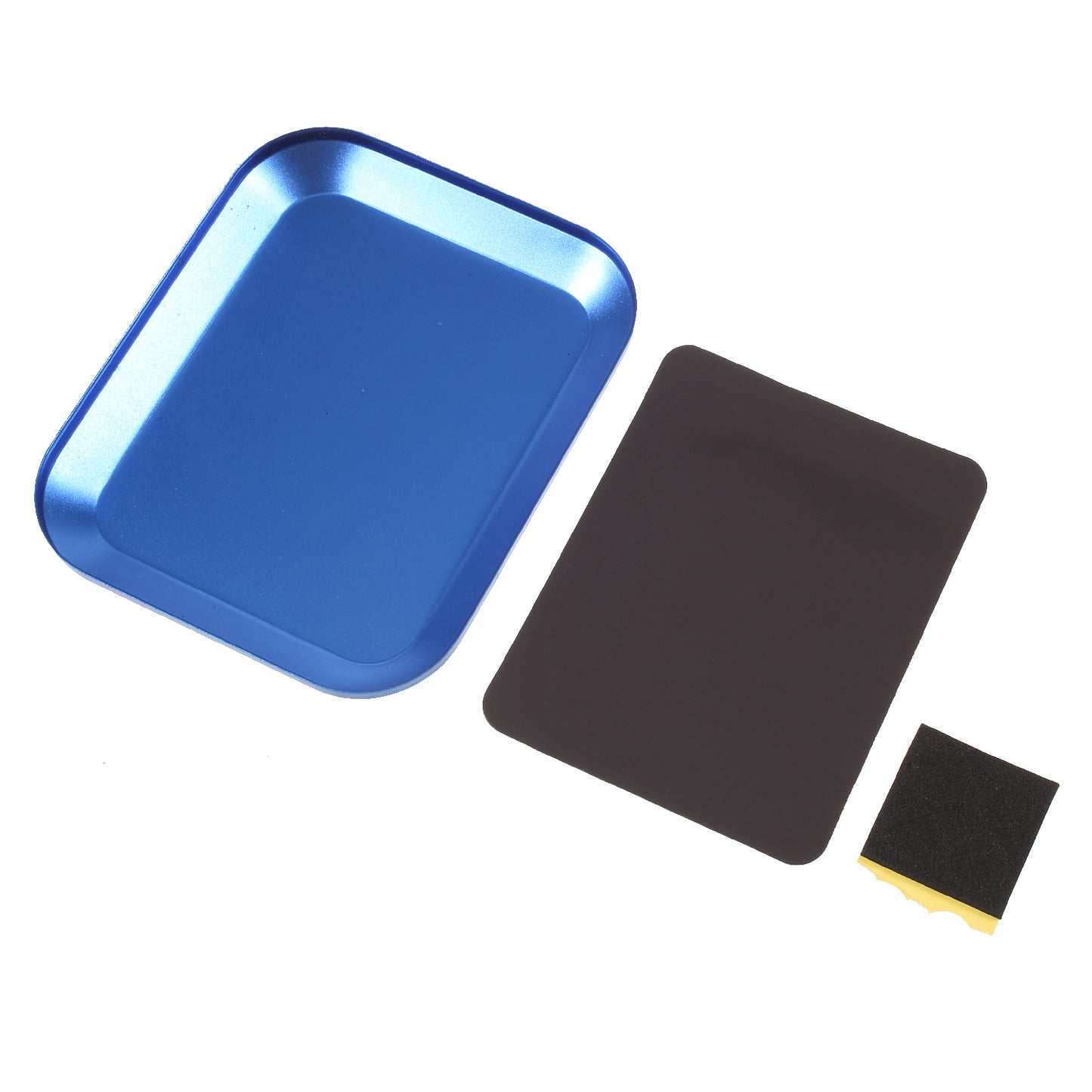 Metal Tray Storage Tool for Welding Soldering Wire - Blue