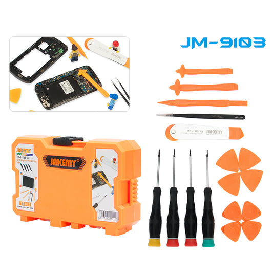 Jakemy JM-9013 18-in-1 Professional Opening Tools for Smartphone Digital Product