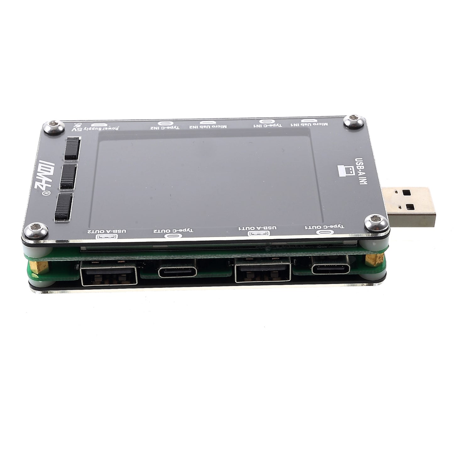 T50N USB Dual channel Power Monitor PD QC3.0 QC2.0 Tester Meter Voltage Current Capacity Table