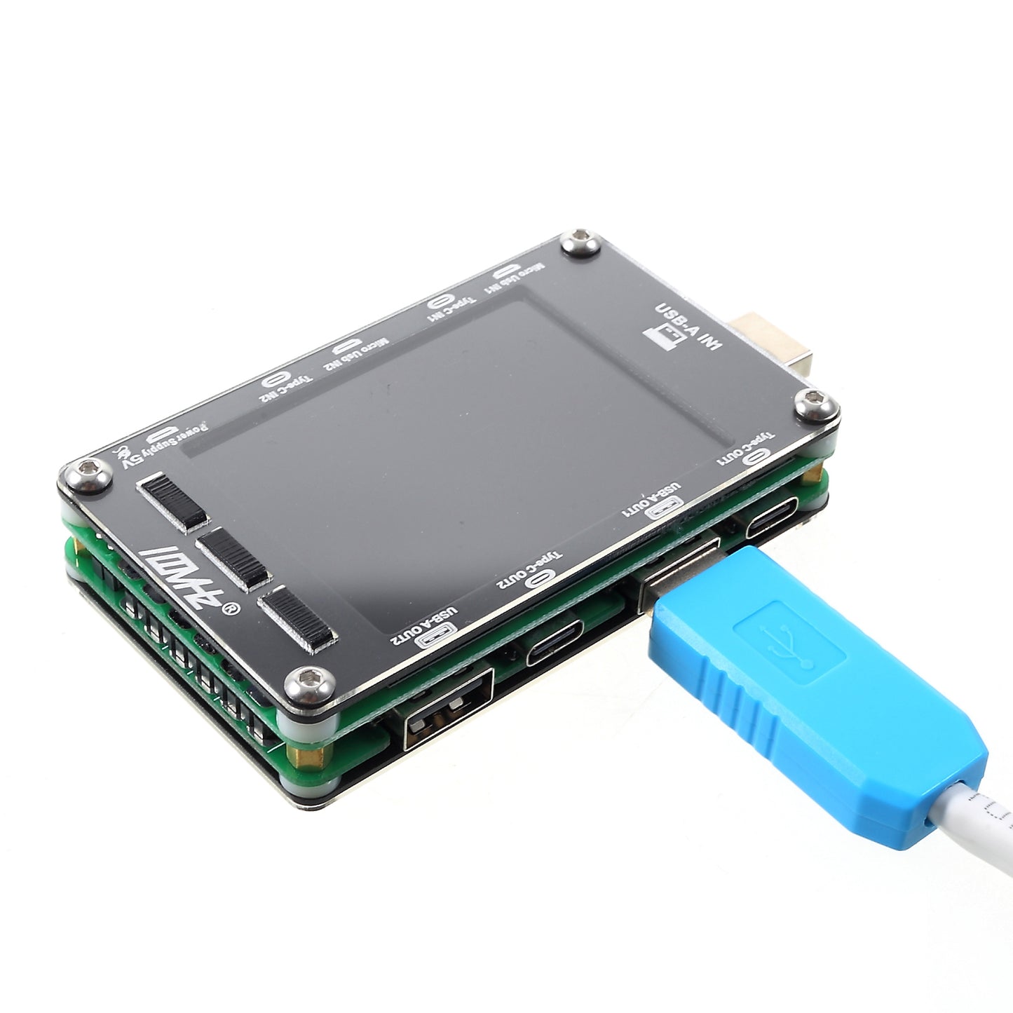 T50N USB Dual channel Power Monitor PD QC3.0 QC2.0 Tester Meter Voltage Current Capacity Table