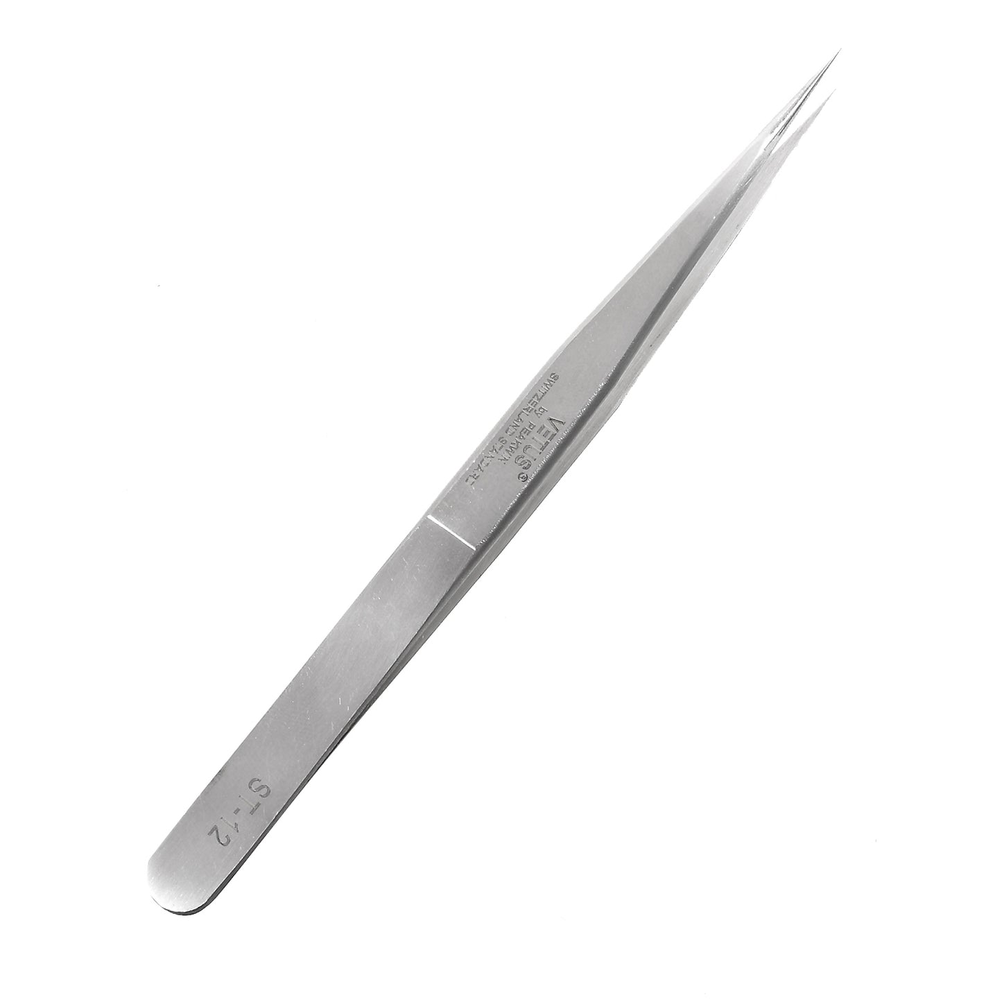 VETUS High Strength Stainless Steel Professional Tweezers - ST12