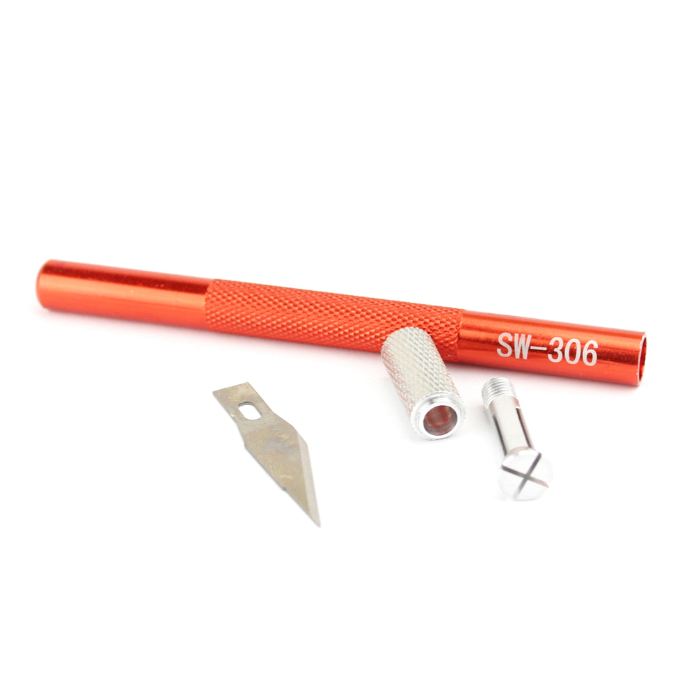 Professional Metal Art Knife Anti-slip Handle - Red
