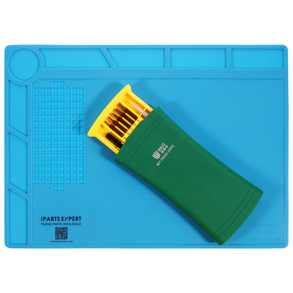 22 in 1 Precision Electronics Screwdriver Kit for iPhone Macbook Computer Tablet Phone (BST-0930+S130) - Random Color