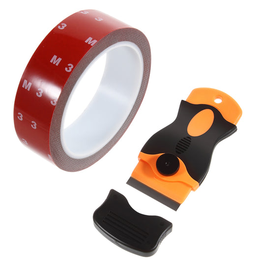Adhesive Double Sided VHB Tape + Scraper Glue Remover - Width: 2cm