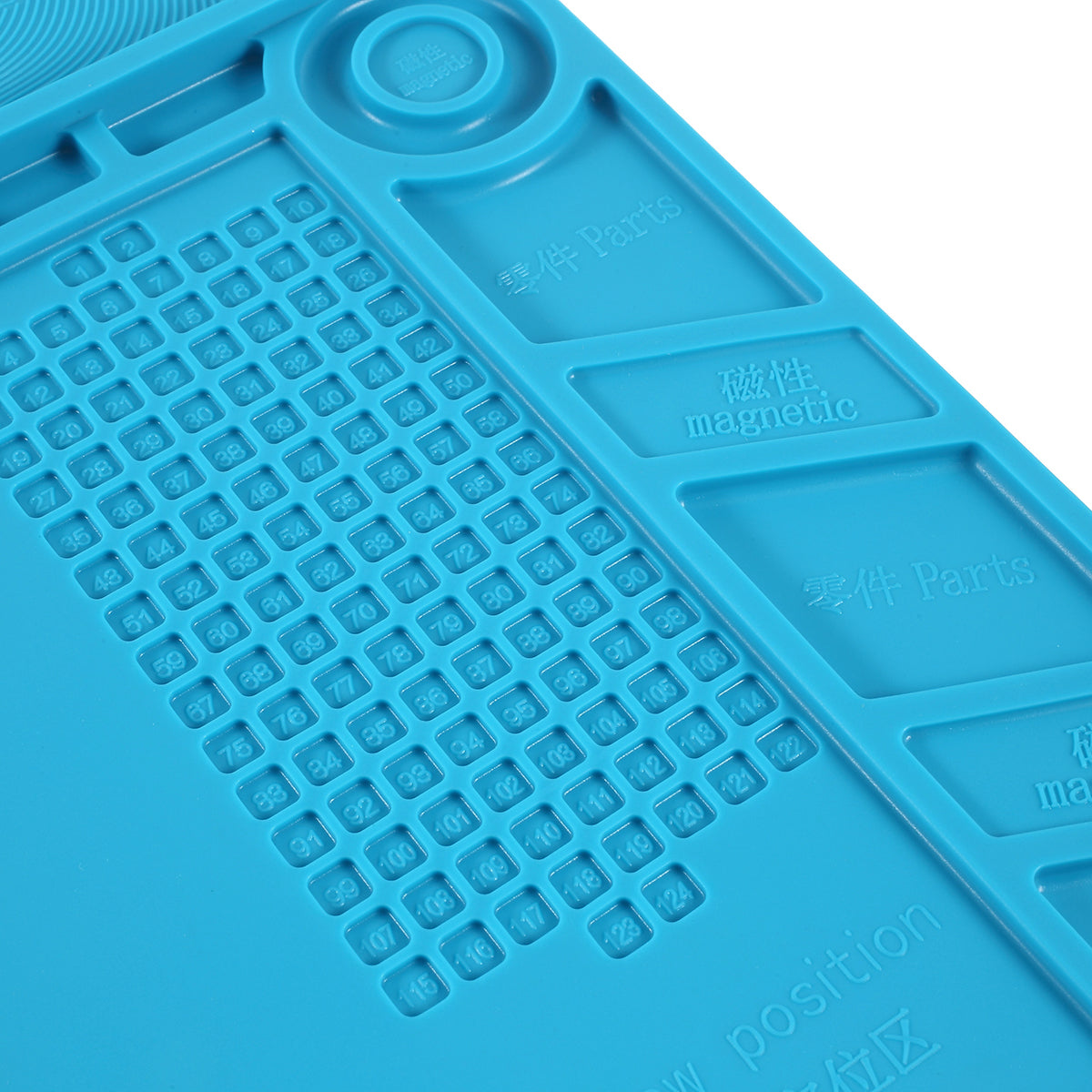 S-190 Silicone Pad Maintenance Platform Mat High Temperature Resistant Microscope Mount Plate