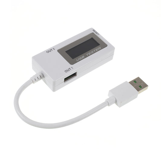 KWS-1705B Digital Display Dual USB Current Voltage Tester USB Ammeter Charging Tester Monitor