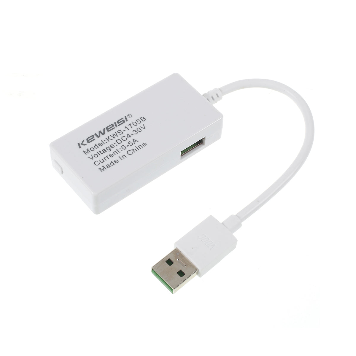 KWS-1705B Digital Display Dual USB Current Voltage Tester USB Ammeter Charging Tester Monitor