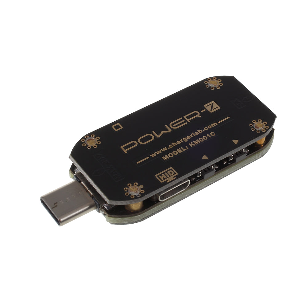 POWER-Z USB PD Tester Quick Charger Voltage Current Ripple Dual Type-C KM001C Meter