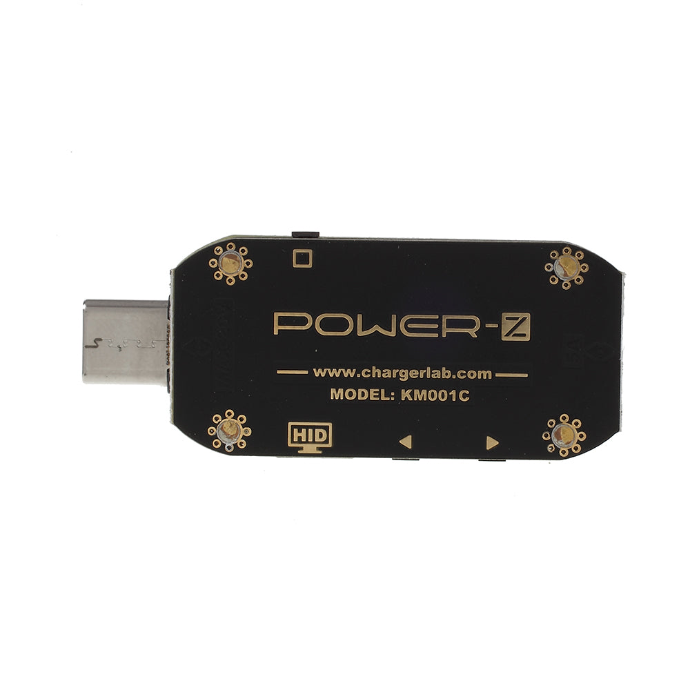 POWER-Z USB PD Tester Quick Charger Voltage Current Ripple Dual Type-C KM001C Meter