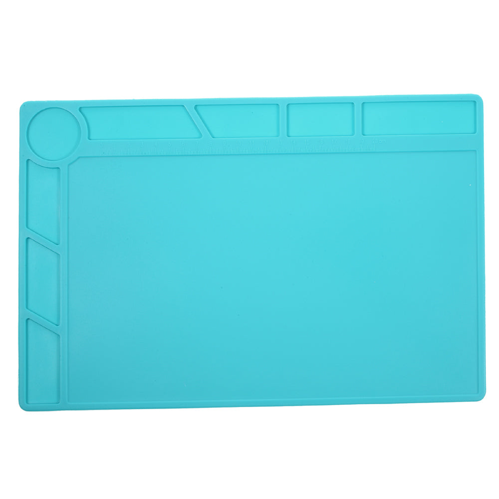 Silicone Pad Maintenance Platform Mat with 20cm Scale Ruler High Temperature Resistant