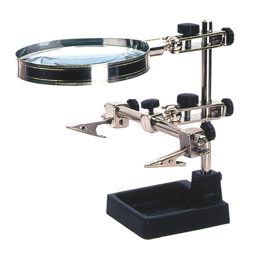 Uniqkart L316238 Welding Magnifying Glass Clip Magnifier Solderingr Iron Stand