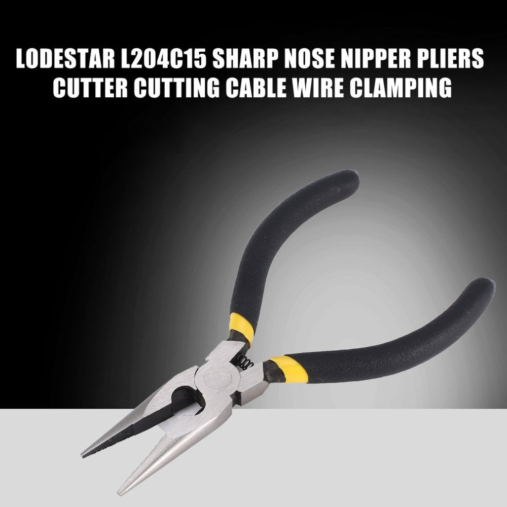 Uniqkart Sharp Nose Pliers Cutter Cutting Copper Cable Wire Repair Clamp