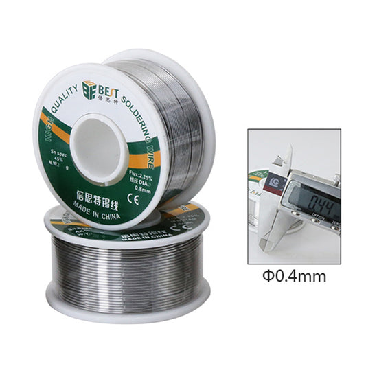 Uniqkart Sn60Pb40 Flux Core Solder Wire - 0.4mm x 100g