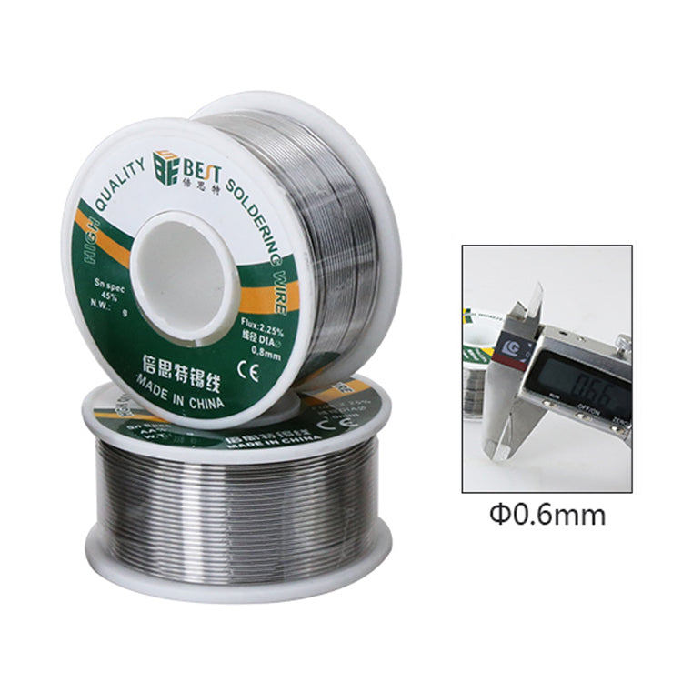 Uniqkart Sn60Pb40 Flux Core Solder Wire - 0.6mm x 100g