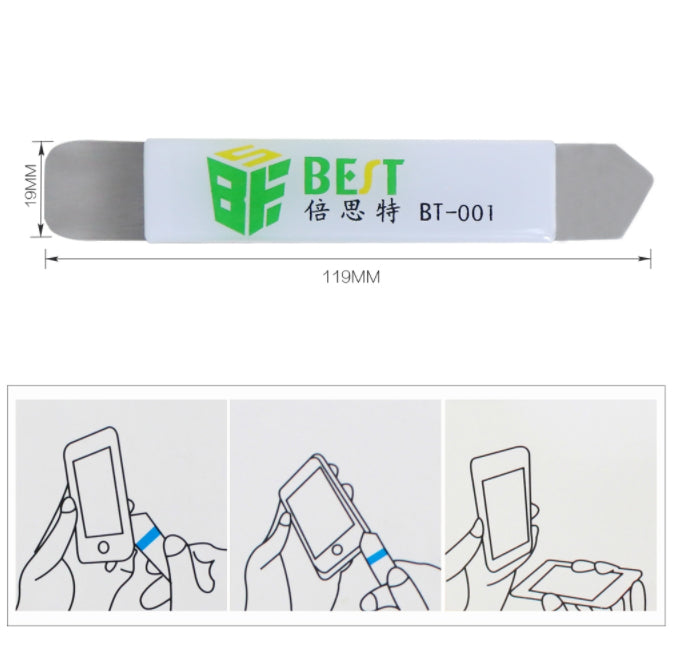 Uniqkart BST-001 Mobile Phone Repair Tool Thin Pry Blade Opening Repair Tool