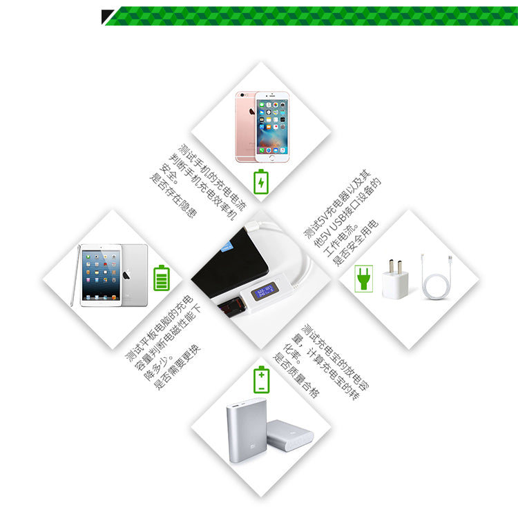 Best BST-U1 LCD USB Detector Voltage Current Capacity Tester