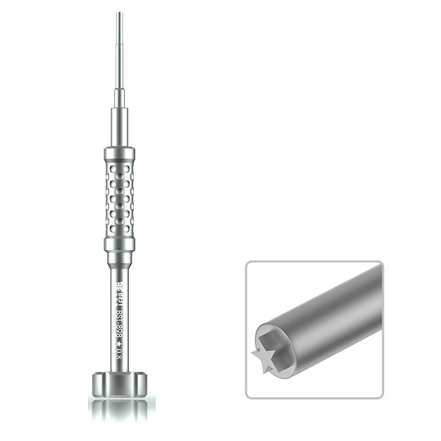 BST-898 Professional Precise Screwdriver Anti-slip Handle - Pentagon 0.8