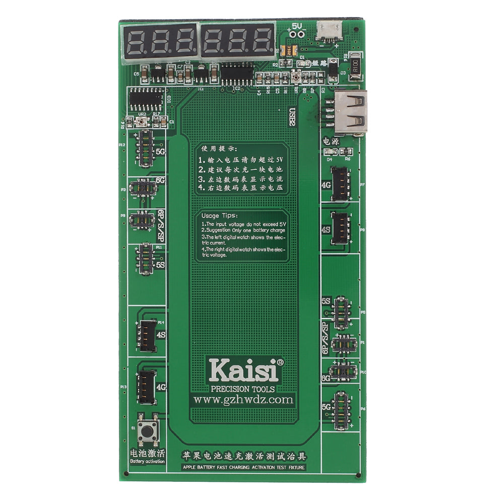K-9202 Battery Charge Activation Circuit Board for iPhone 6s/6s Plus iPad Air 2/Air Etc