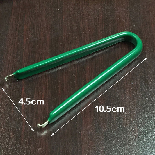 HL-610 U Shape Stainless Steel IC Chip Extractor ROM Extraction Tool DIP Encapsulation - Green