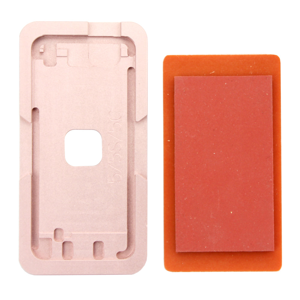 Uniqkart for iPhone 5s/5c/5 Front Screen Glass Lens with Frame Laminating Aligning Mold Kit