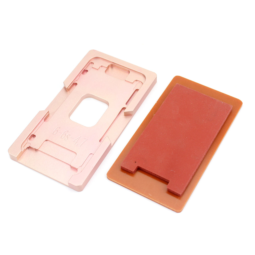 Uniqkart for iPhone 6s/6 4.7 Outer Screen Glass Lens with Frame Laminating Aligning Mold Kit