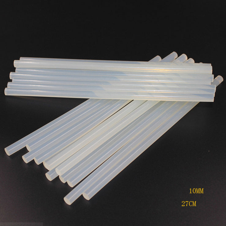 10Pcs/Set High Quality Transparent Hot Melt Glue Stick Set, Size: 10mm x 27cm for DIY Electronic Component