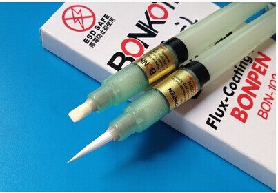 5PCS/Box BONKOTE BON-102 Fine Tip Reusuable Soldering Flux Rosin Pens