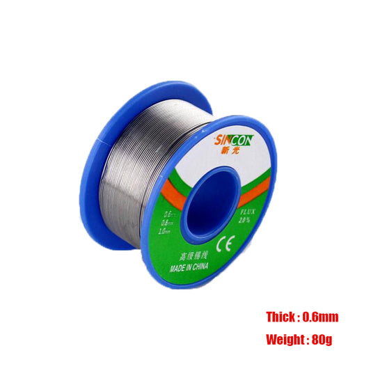 SINCON 0.6mm Flux Soldering Solder Wire Tin Lead Rosin Core