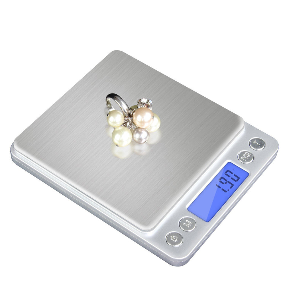 2000g/0.1g Digital Pocket Scale Jewelry Kitchen Food Scale with Back-lit LCD