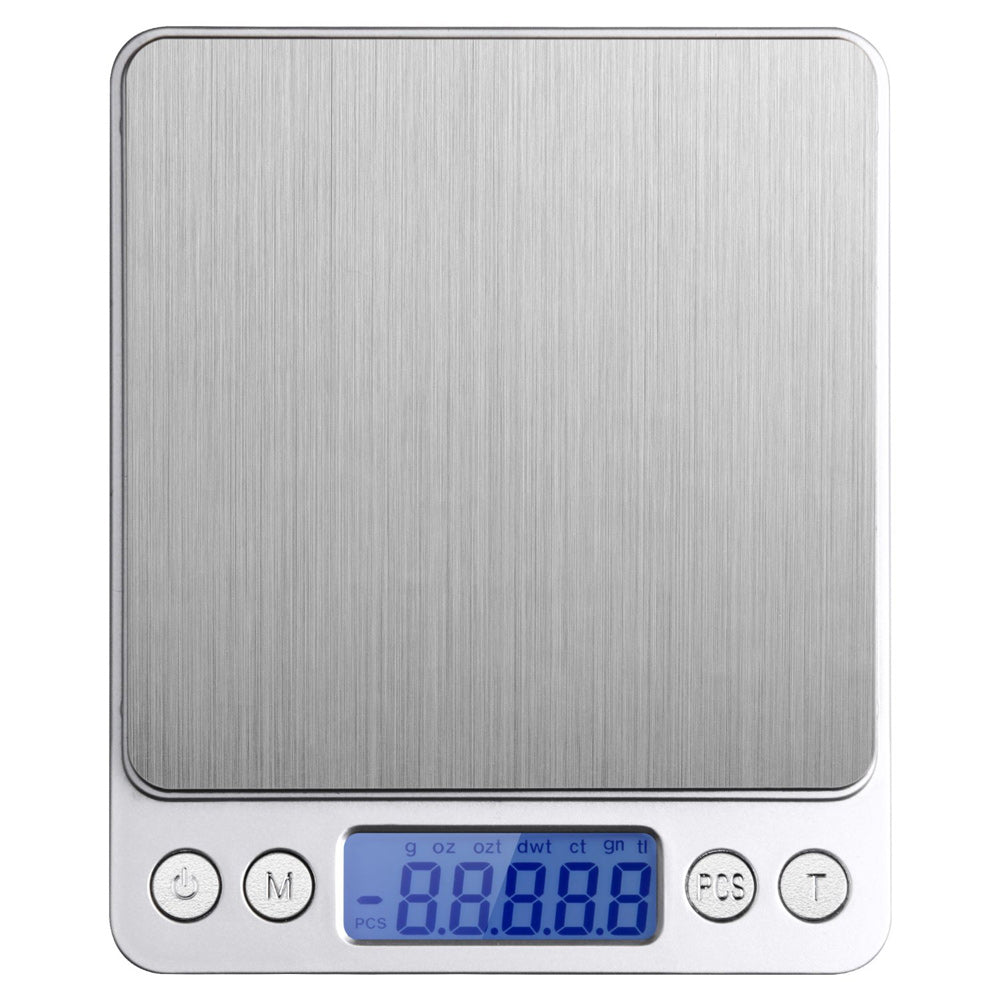 2000g/0.1g Digital Pocket Scale Jewelry Kitchen Food Scale with Back-lit LCD