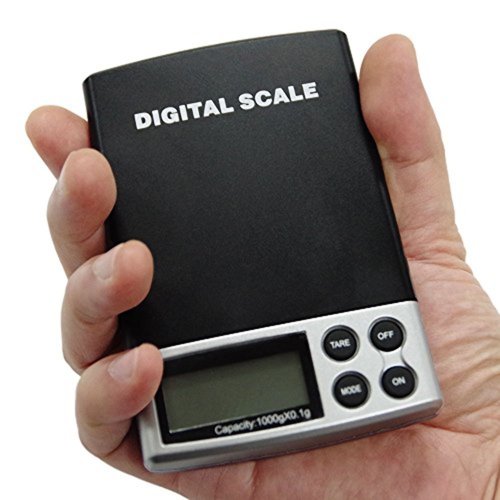 1000g/0.1g Digital Scale High Precision Jewelry Pocket Balance with Back-lit LCD