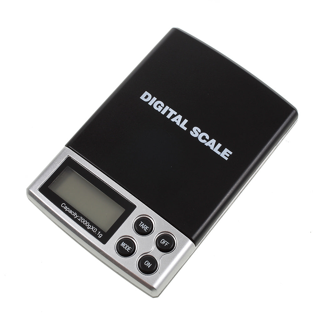 HF-06 2000g/0.1g Digital Pocket Jewelry Weigh Scale High Precision with Back-lit LCD